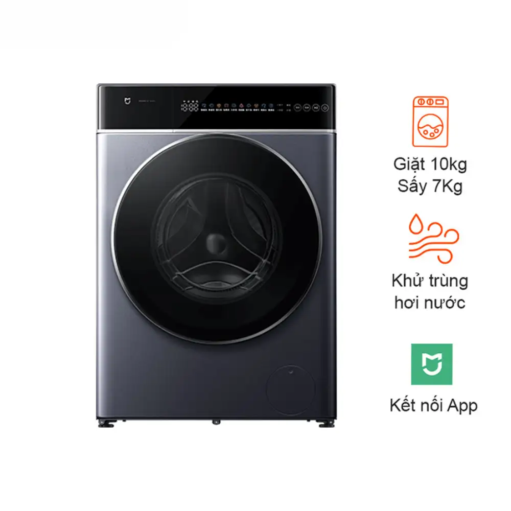 Máy giặt sấy Xiaomi Mijia MJ108 giặt 10kg sấy 7kg- Sấy 3 chiều, 26 chế độ thông minh
