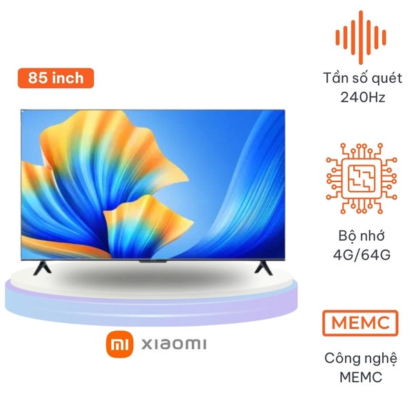 Tivi Xiaomi Redmi X 85 Inch 2025 – Tần Số Quét 240Hz -Ram 4GB/64GB